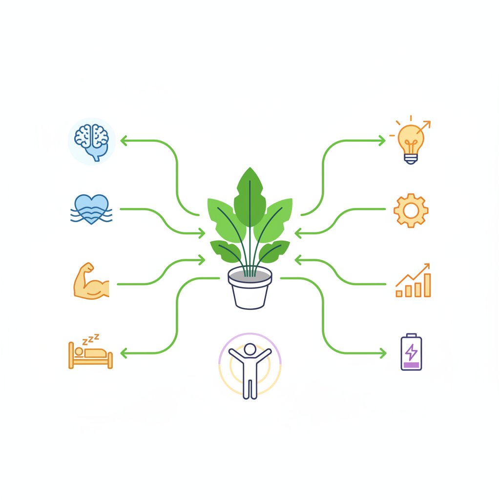 Биофильный дизайн: как большое количество растений влияет на ваше здоровье и производительность