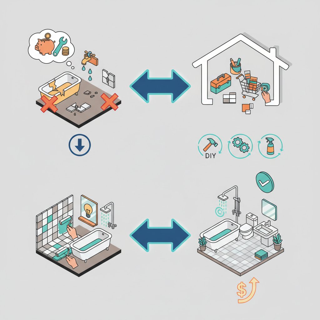 бюджетний ремонт ванної кімнати
