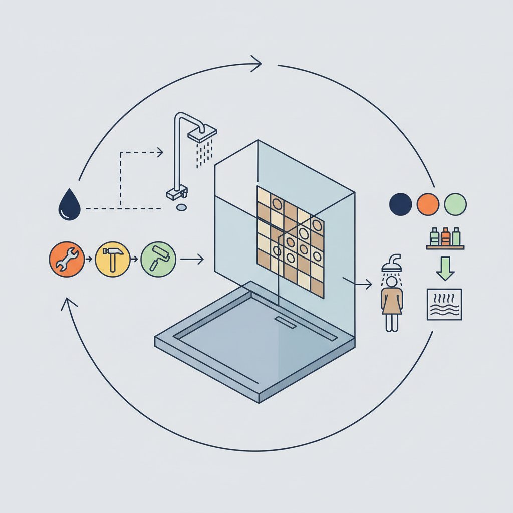 дизайн душевой комнаты