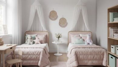 дизайн дитячої кімнати для двох дівчаток