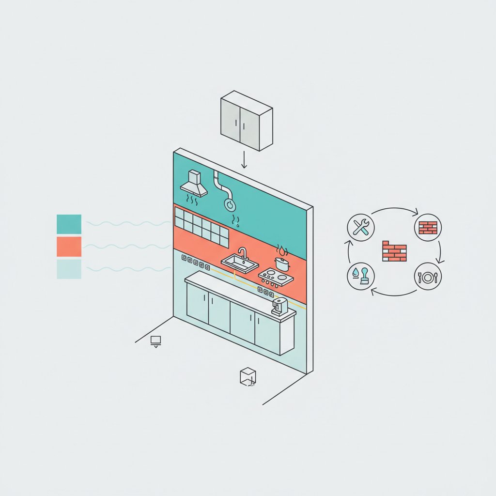 дизайн кухні стіни