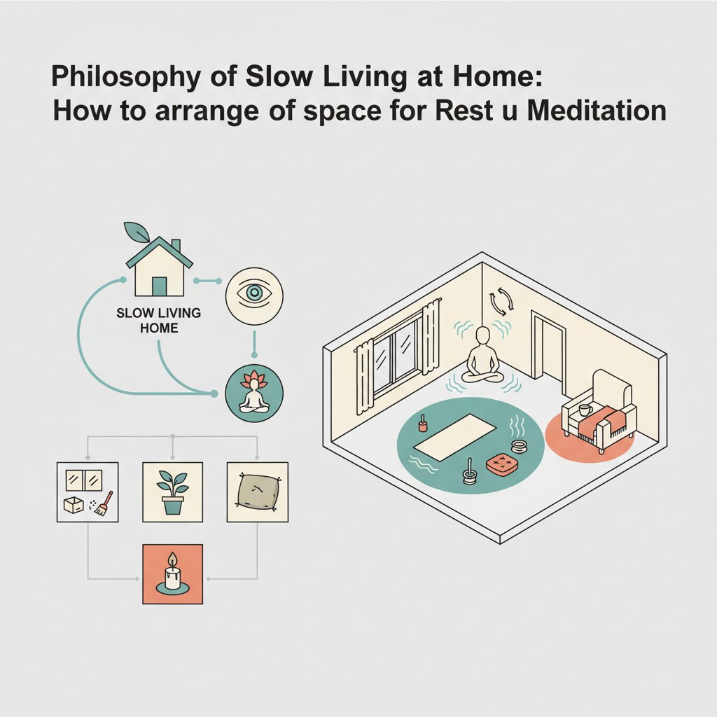 Философия Slow Living дома: как обустроить пространство для отдыха и медитации