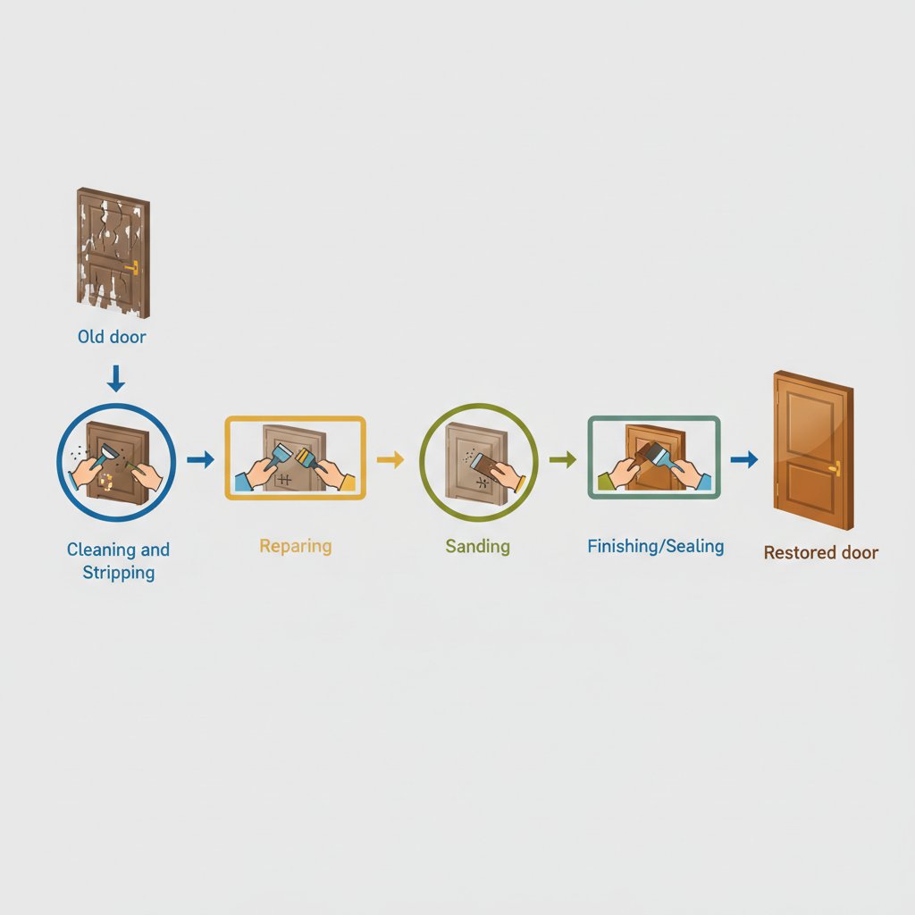 Покрокова реставрація старих дверей: як подарувати друге життя дереву власноруч