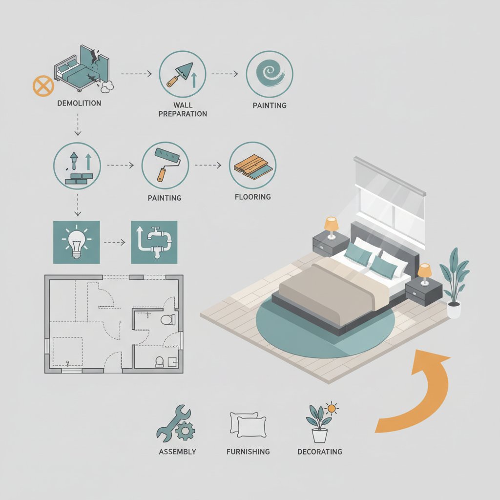 сучасний ремонт спальні