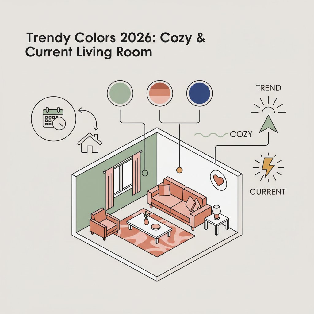 Тренди фарбування 2026: які кольори зроблять вашу вітальню затишною та актуальною