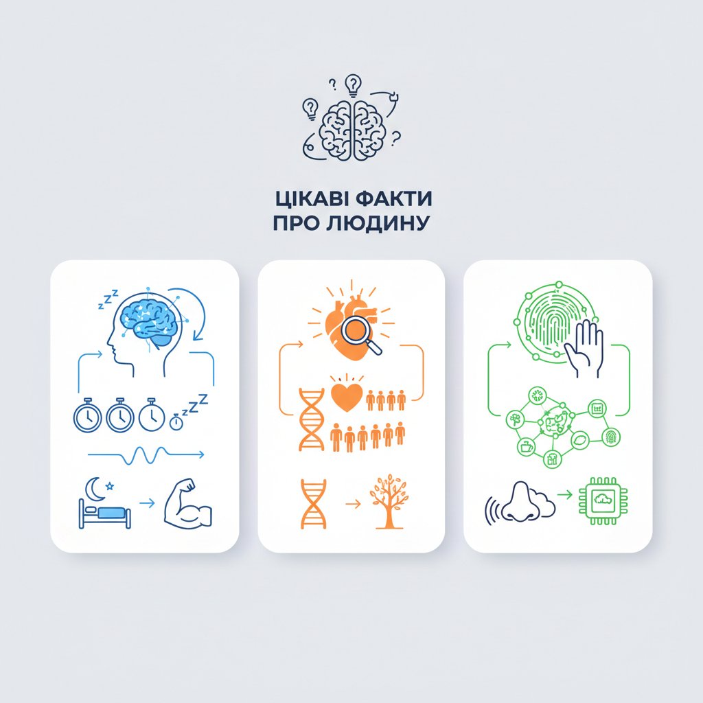 цікаві факти про людину