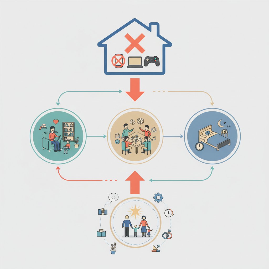 Цифровий детокс в інтер'єрі: створюємо зони без гаджетів для якісного сімейного часу