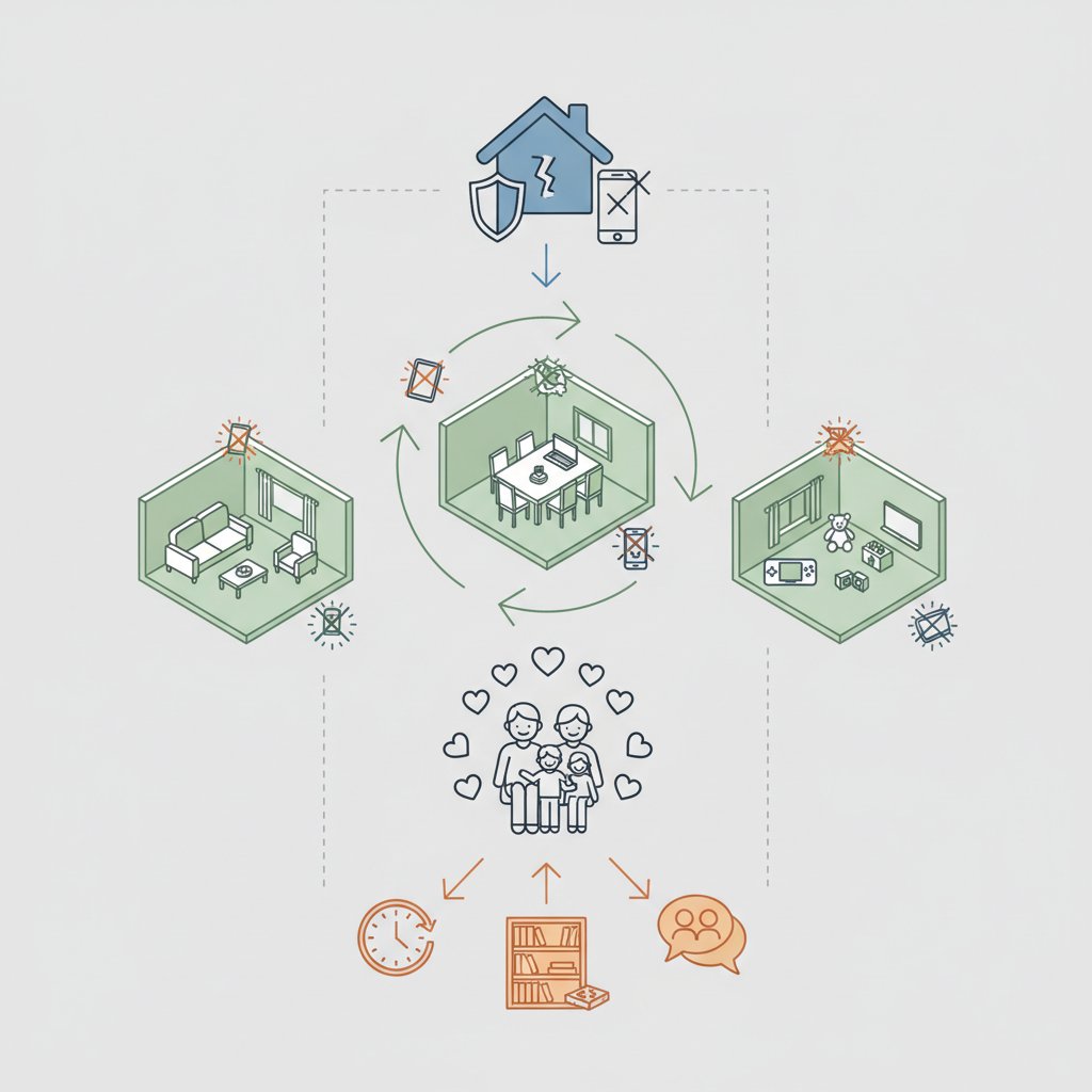 Цифровий детокс в інтер'єрі: створюємо зони без гаджетів для якісного сімейного часу