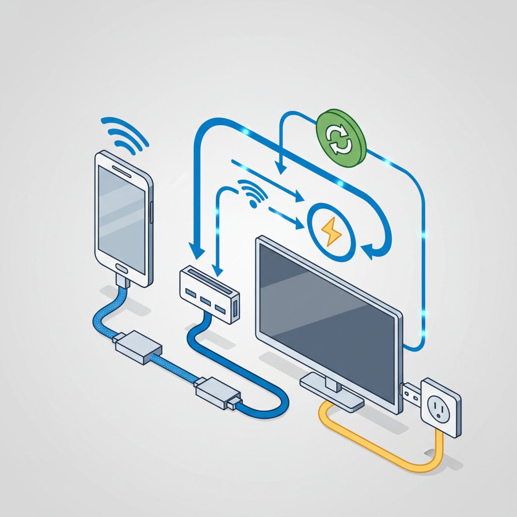 как подключить телефон к телевизору