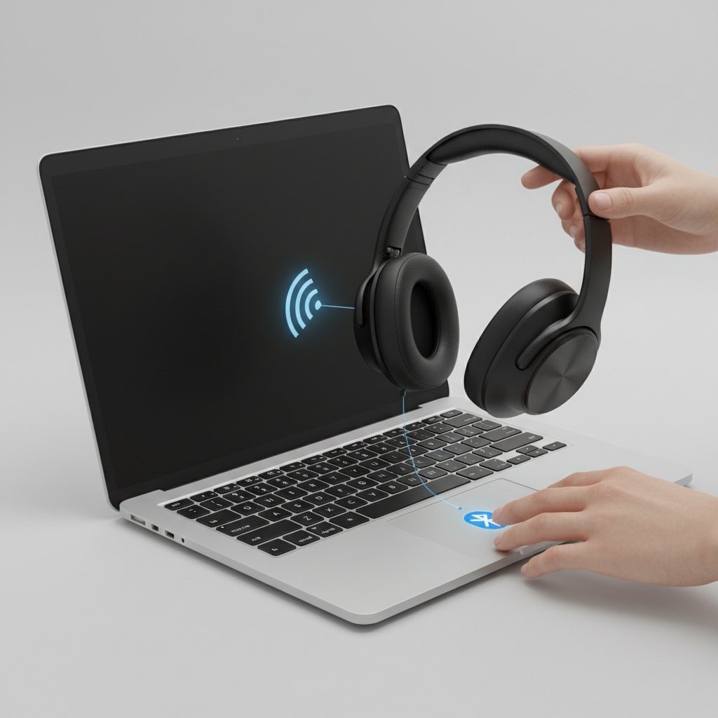 як підключити безпровідні навушники до ноутбука