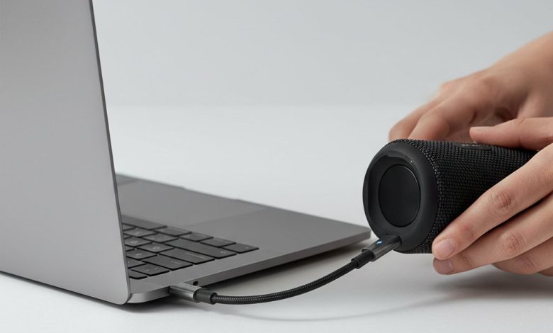 як підключити колонку до ноутбука