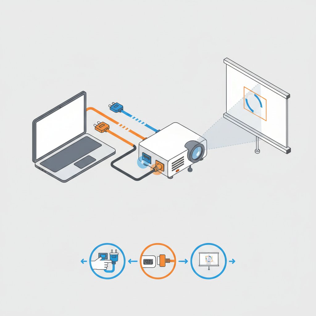 як підключити проектор до ноутбука