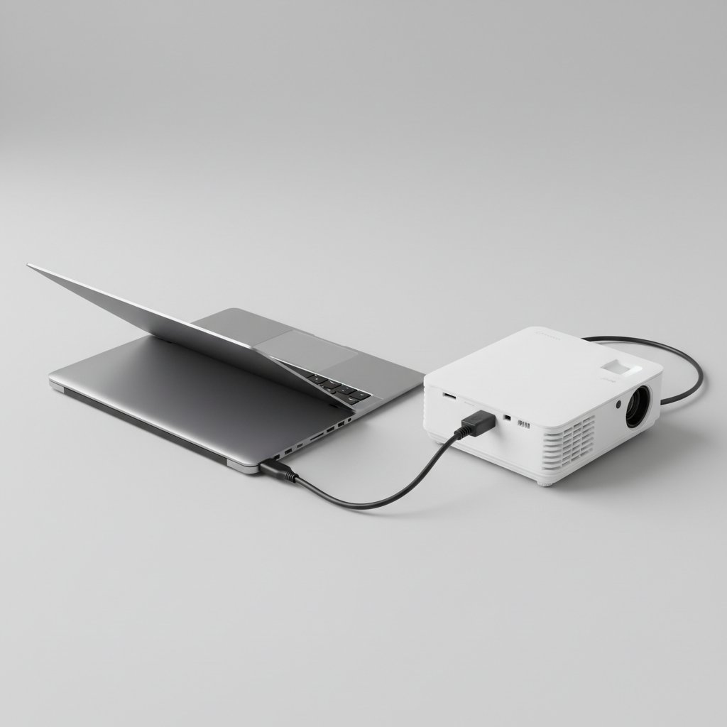 як підключити проектор до ноутбука