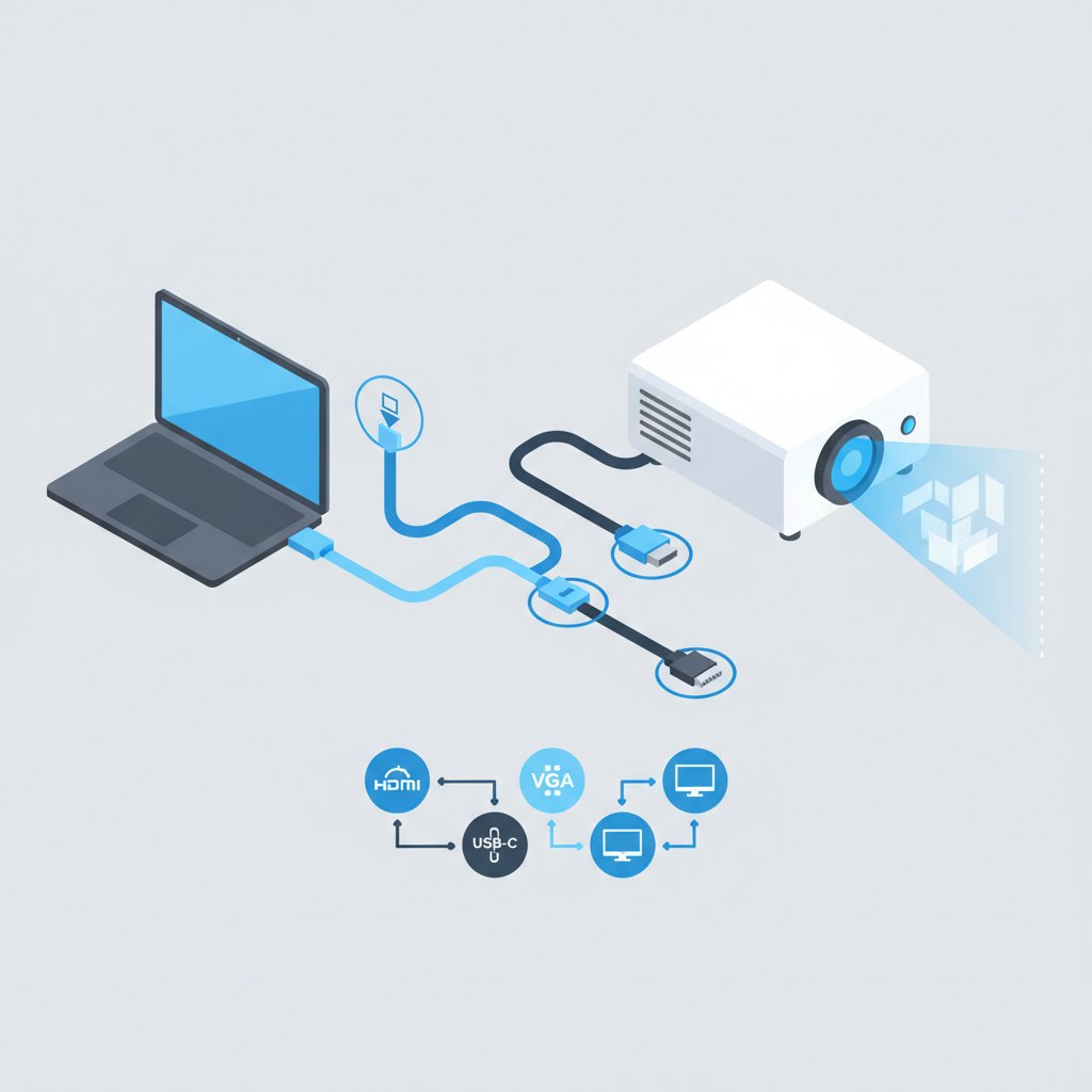 як підключити проектор до ноутбука