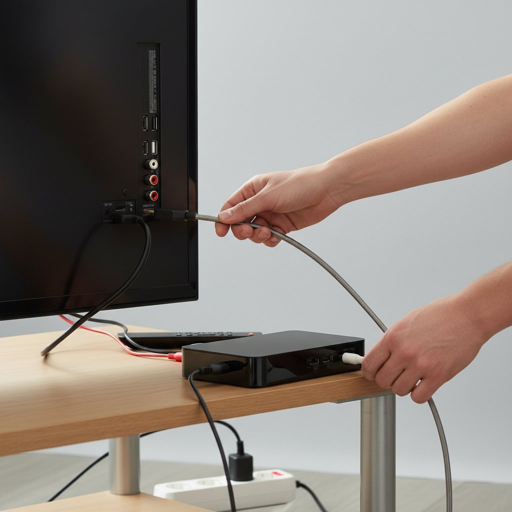 как подключить приставку к телевизору