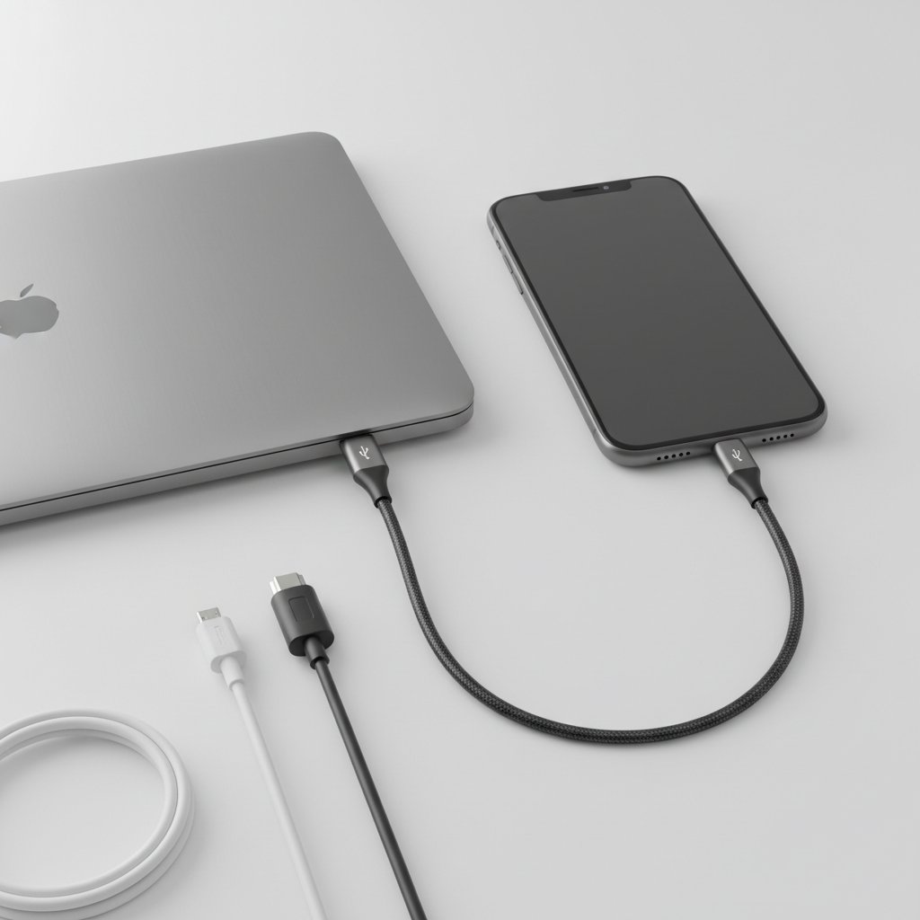 как подключить телефон к ноутбуку