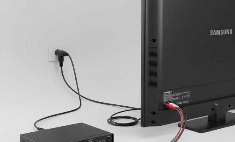 как подключить тюнер к телевизору самсунг