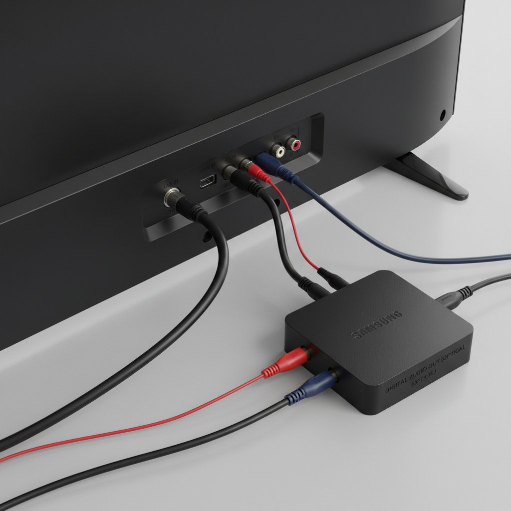 как подключить тюнер к телевизору самсунг