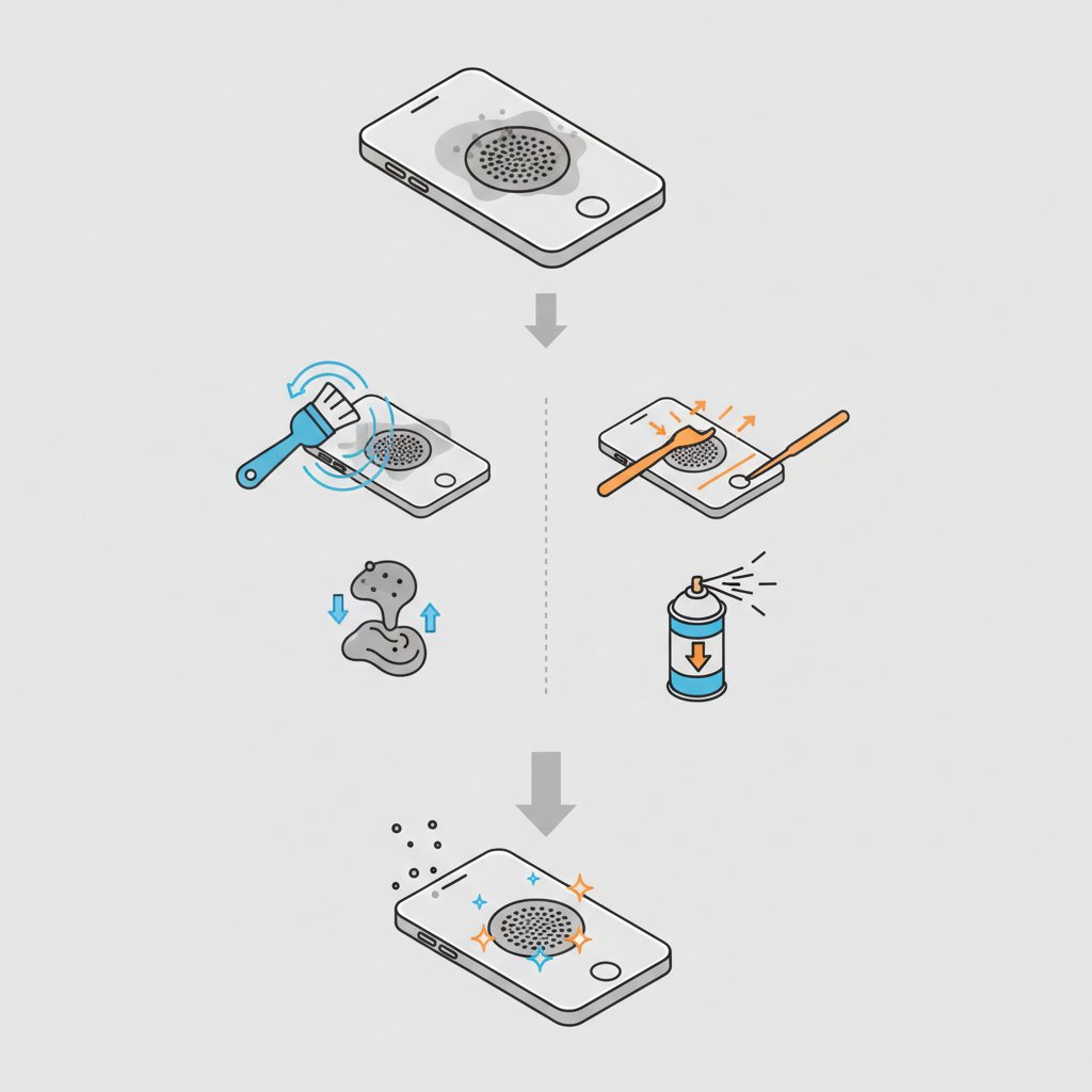 як почистити динамік в телефоні