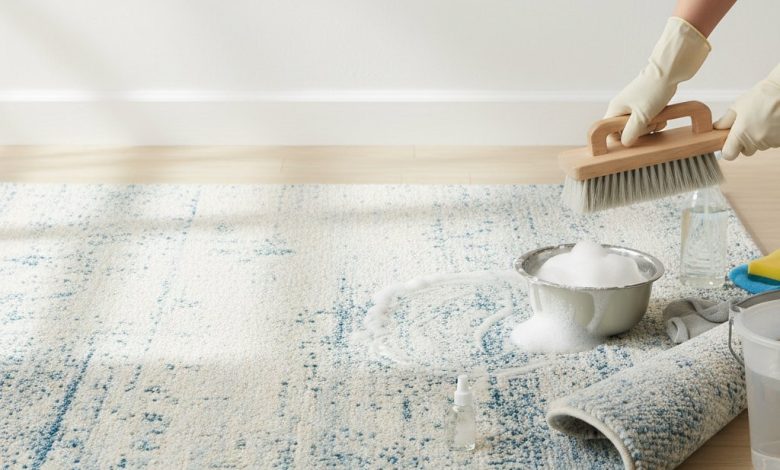 как почистить ковер в домашних условиях