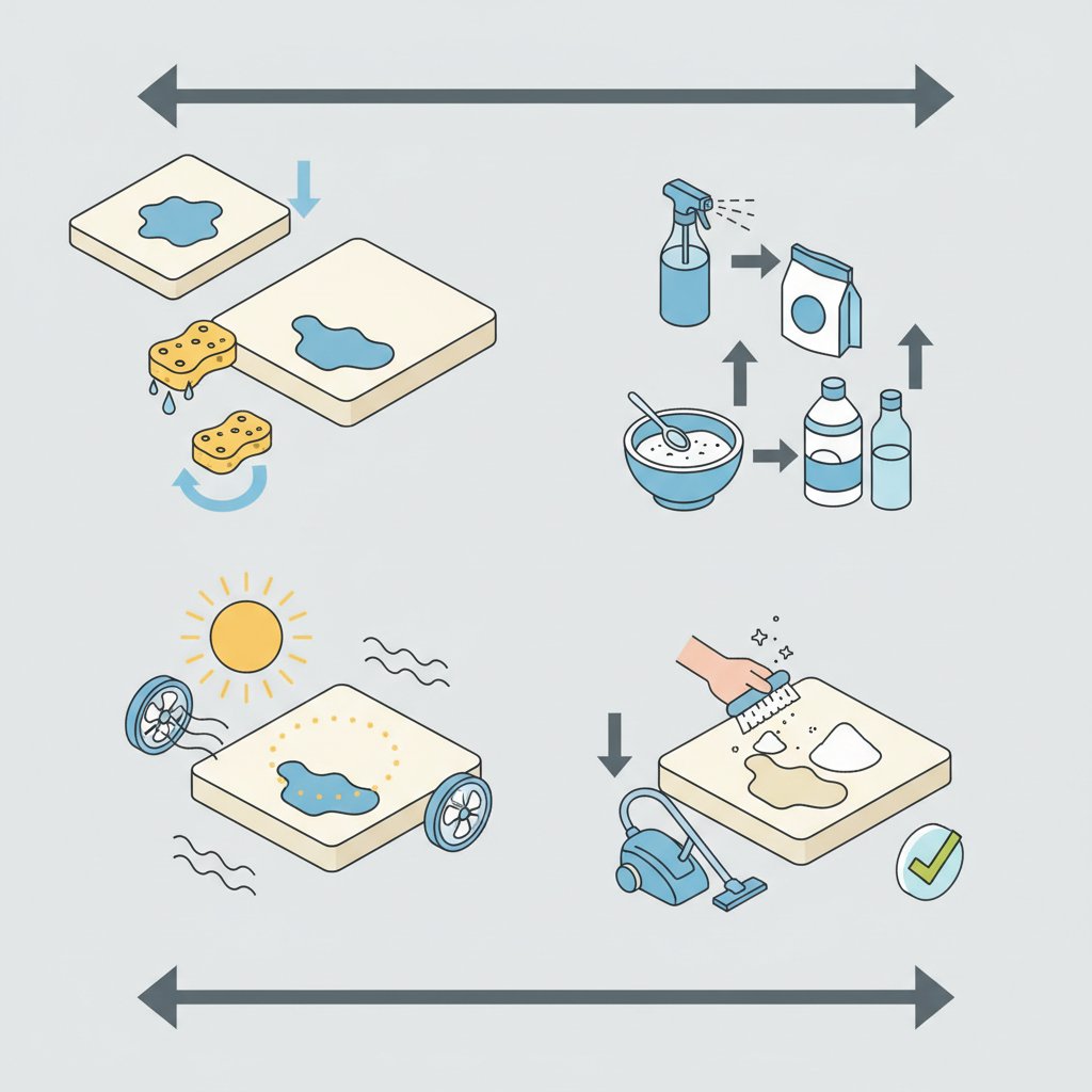 как почистить матрас от мочи
