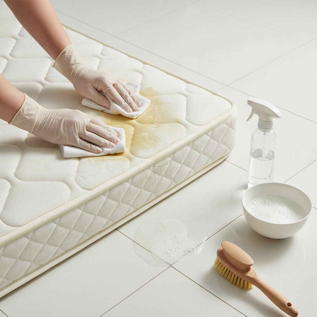 как почистить матрас от мочи