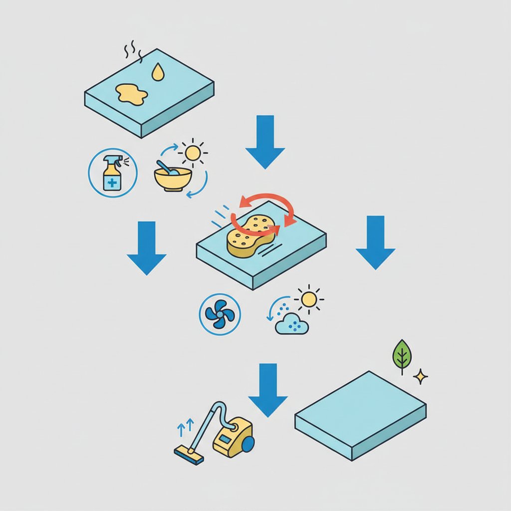 как почистить матрас от мочи