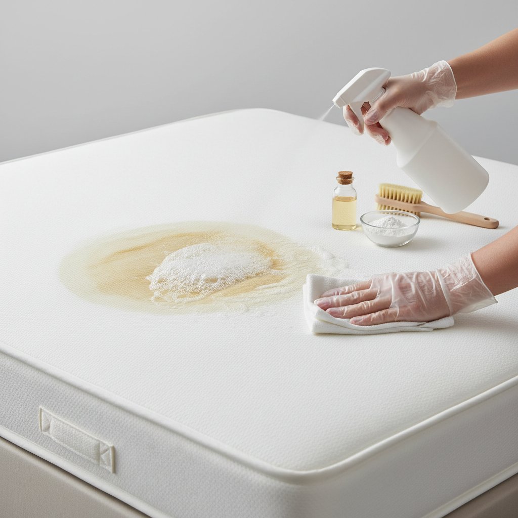 как почистить матрас от мочи