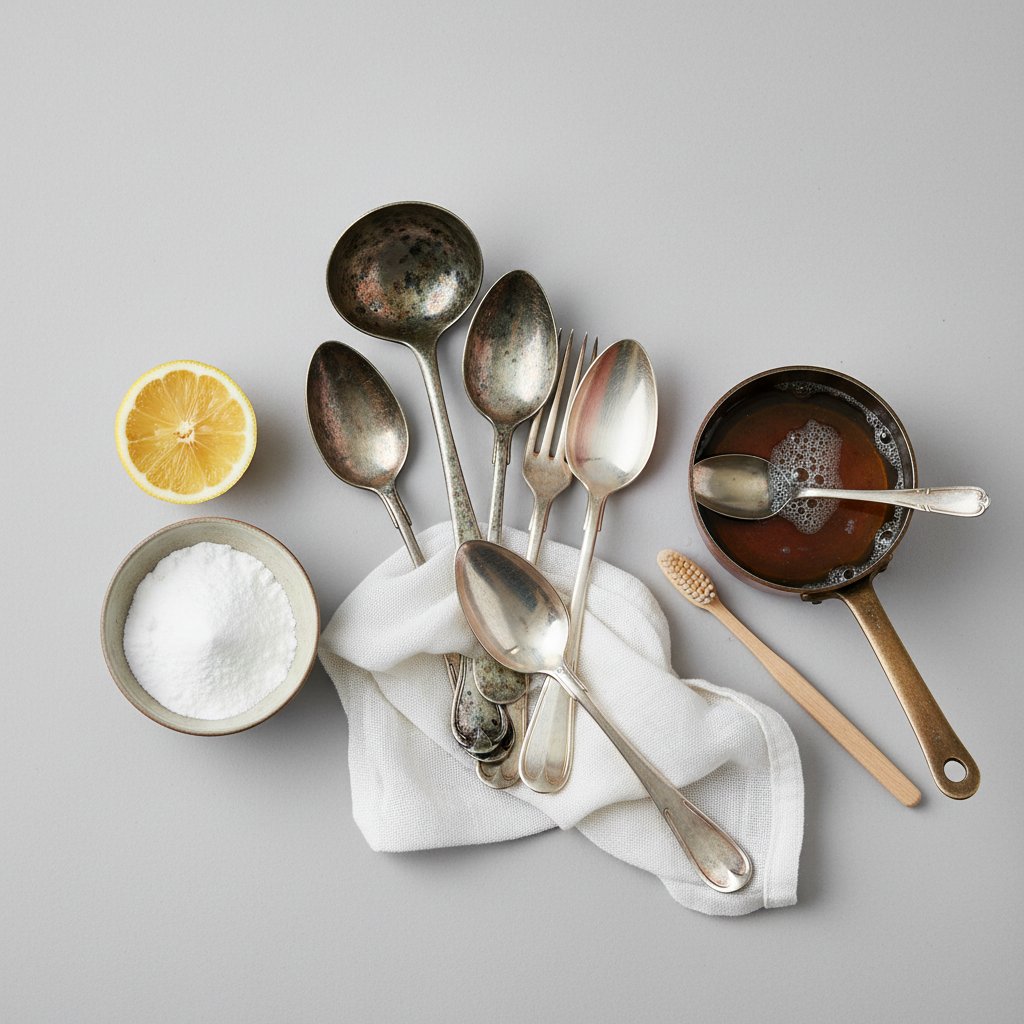 как почистить мельхиор