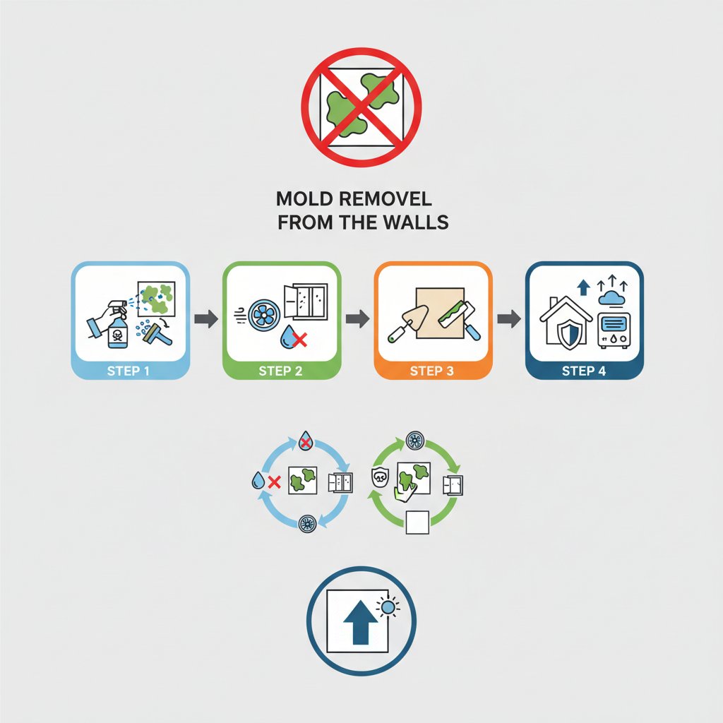 Як позбутися плісняви на стінах назавжди: професійні методи та засоби