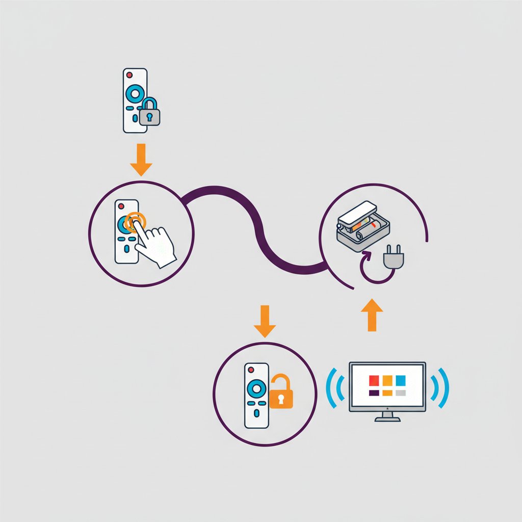 как разблокировать пульт от телевизора