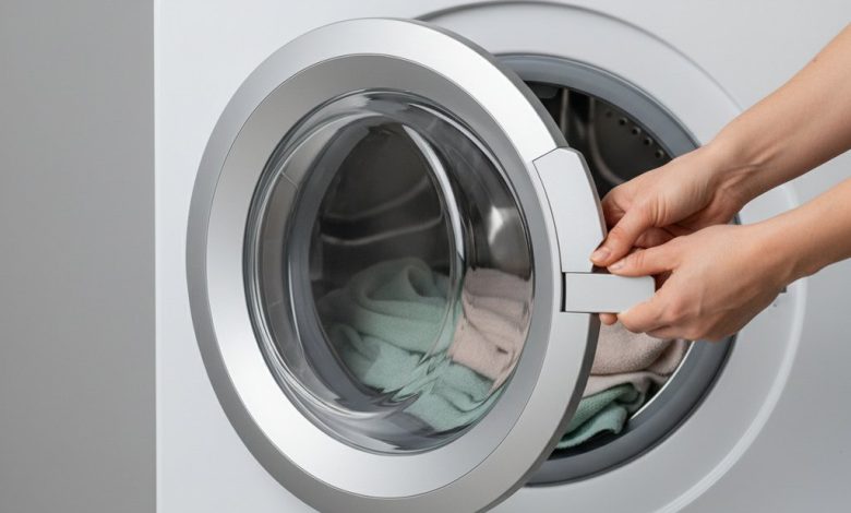 как открыть стиральную машину