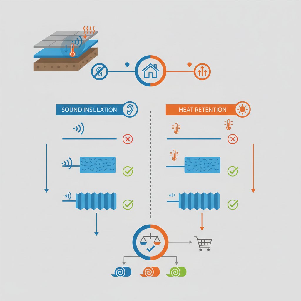 Как выбрать идеальную подложку под ламинат: звукоизоляция и теплосбережение