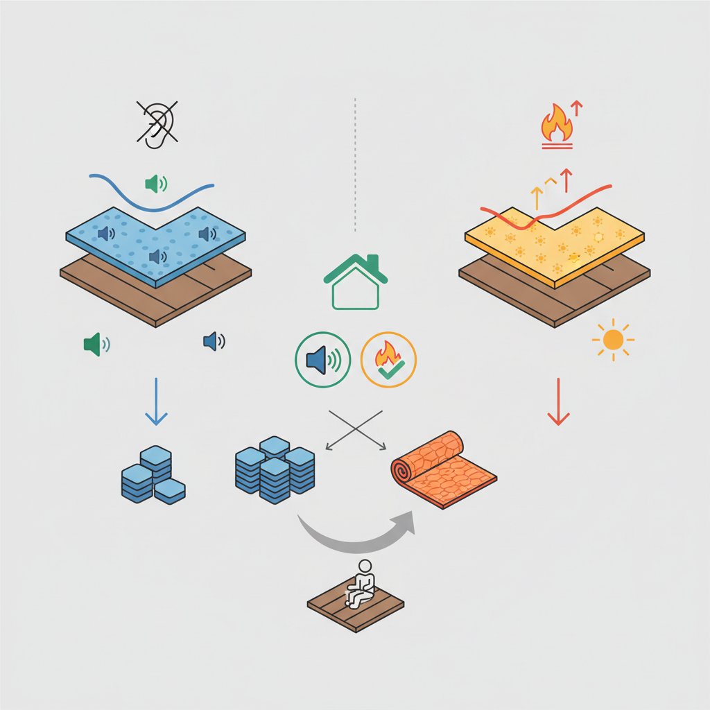 Как выбрать идеальную подложку под ламинат: звукоизоляция и теплосбережение