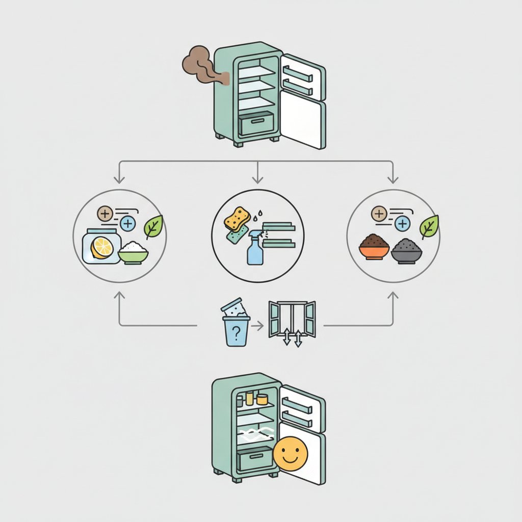 як забрати запах з холодильника