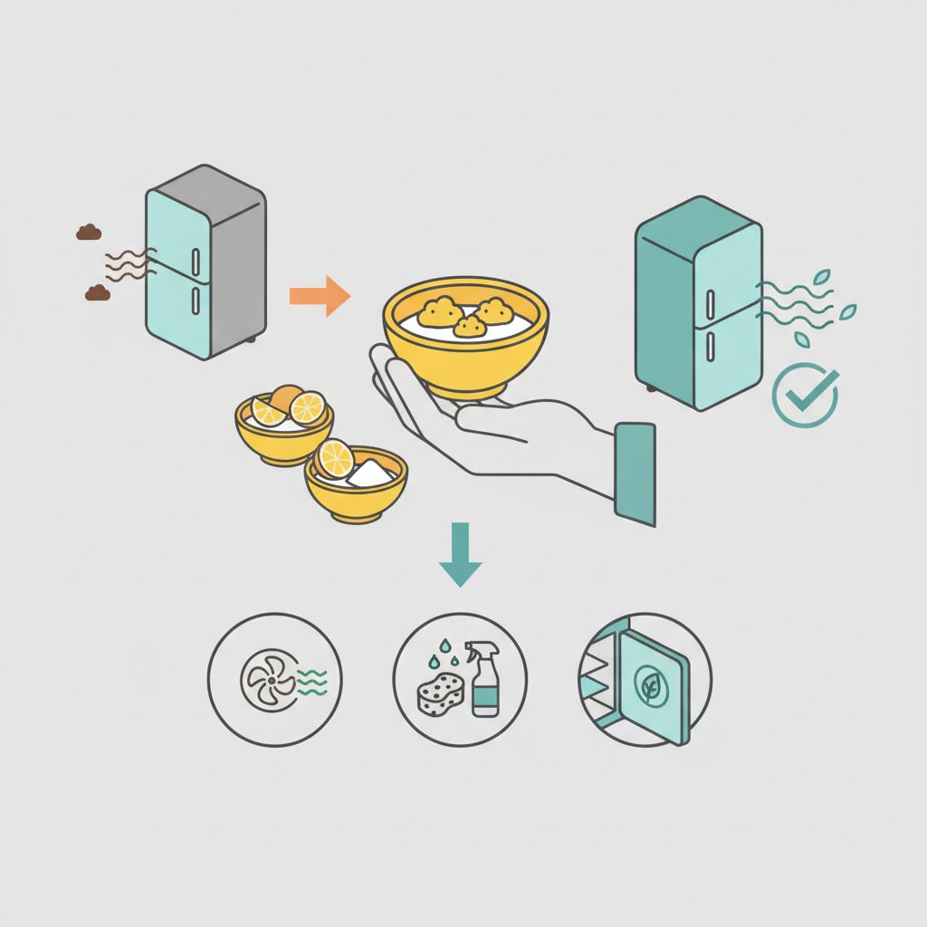 як забрати запах з холодильника